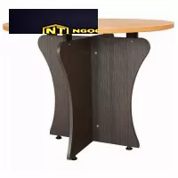 Bàn họp tròn mặt gỗ phủ Laminate NTH1000